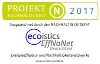 ecoistics EffNaNet Deutschland - Projekt Nachhaltigkeit 2017 ausgezeichnet durch den Nachhaltigkeitsrat